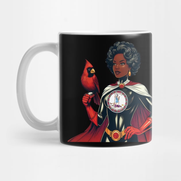 Richmond Virginia 1970s Black Female Comic Book Superhero RVA by Woodpile